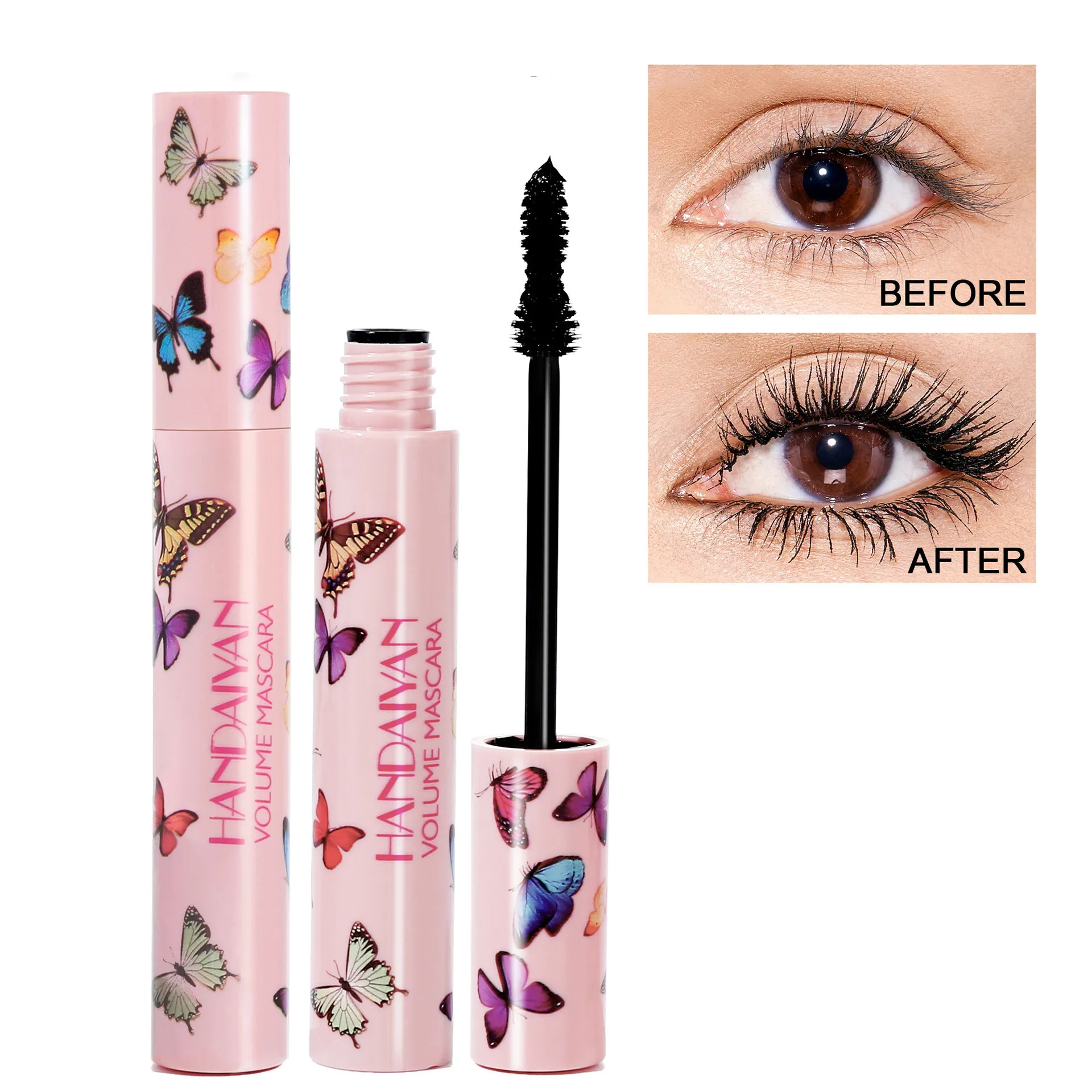 

HEALLOR Waterproof Sweat-proof Non-smudge-proof Slender Curly and Thick Mascara