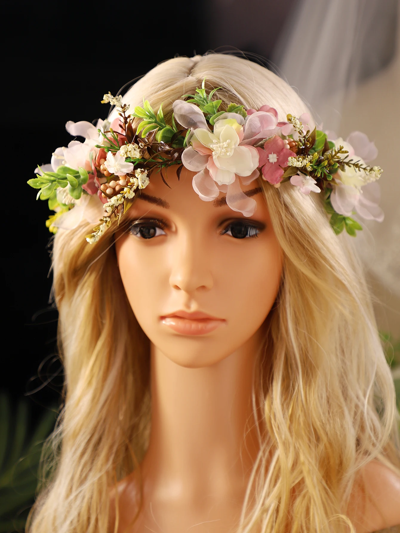 

Bride Wedding Flower Decoration Headband Fashion Party