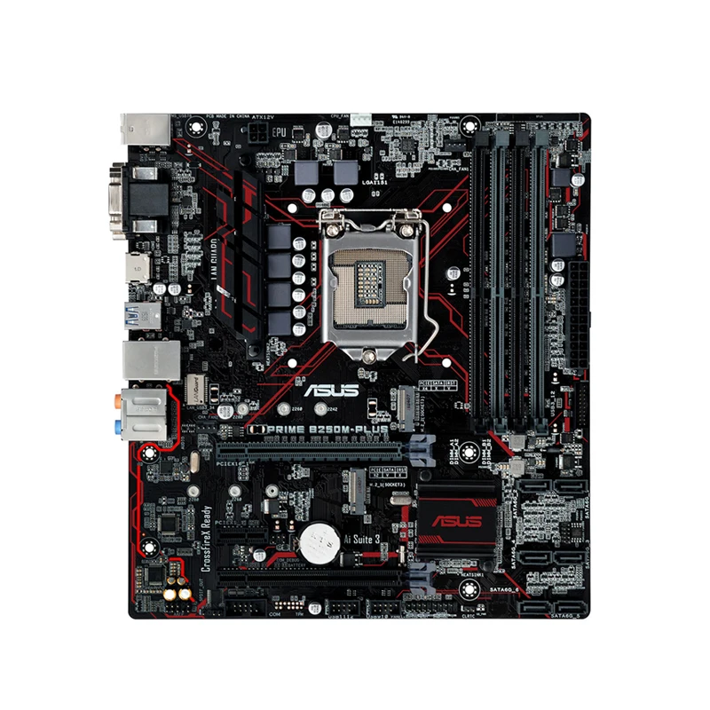 Материнская плата B250 LGA1151 со слотом M.2 SSD процессором Intel Core i5 7400 7500 7600K 4 трубки