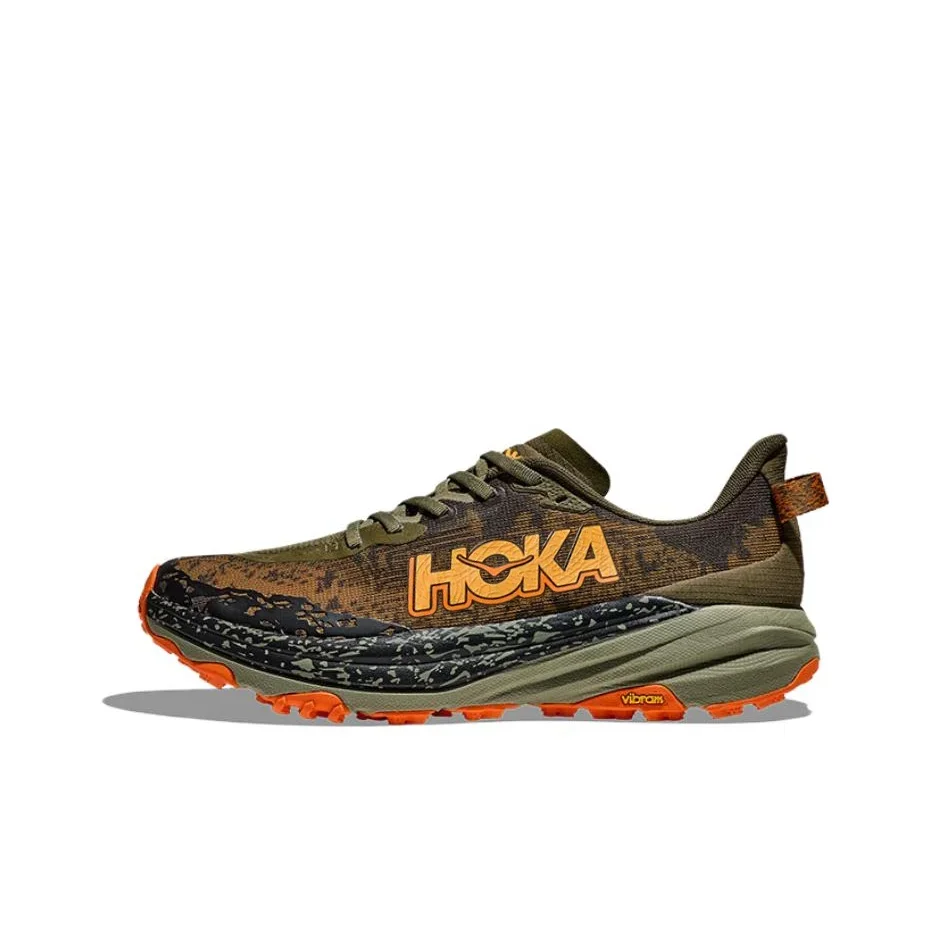 Фото Кроссовки Hoka Speedgoat 6 для мужчин, для бега по шоссе и пересеченной местности, с защитой от истирания, амортизацией, для активного отдыха и пробежек на улице №1
