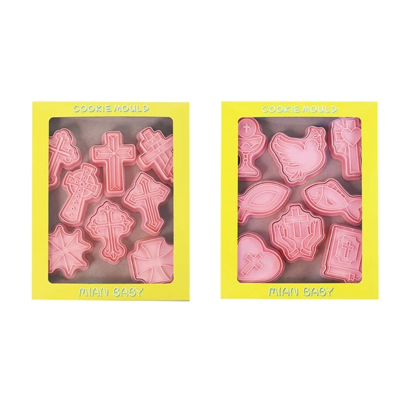 

16 шт. пластиковых форм для печенья с пасхальным рисунком