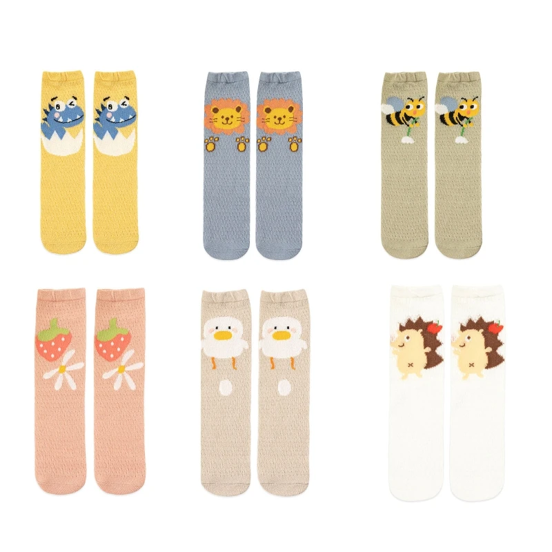 

Toddler Infant Baby Knee High Socks Animal Pattern Summer Mesh Stockings drop shipping