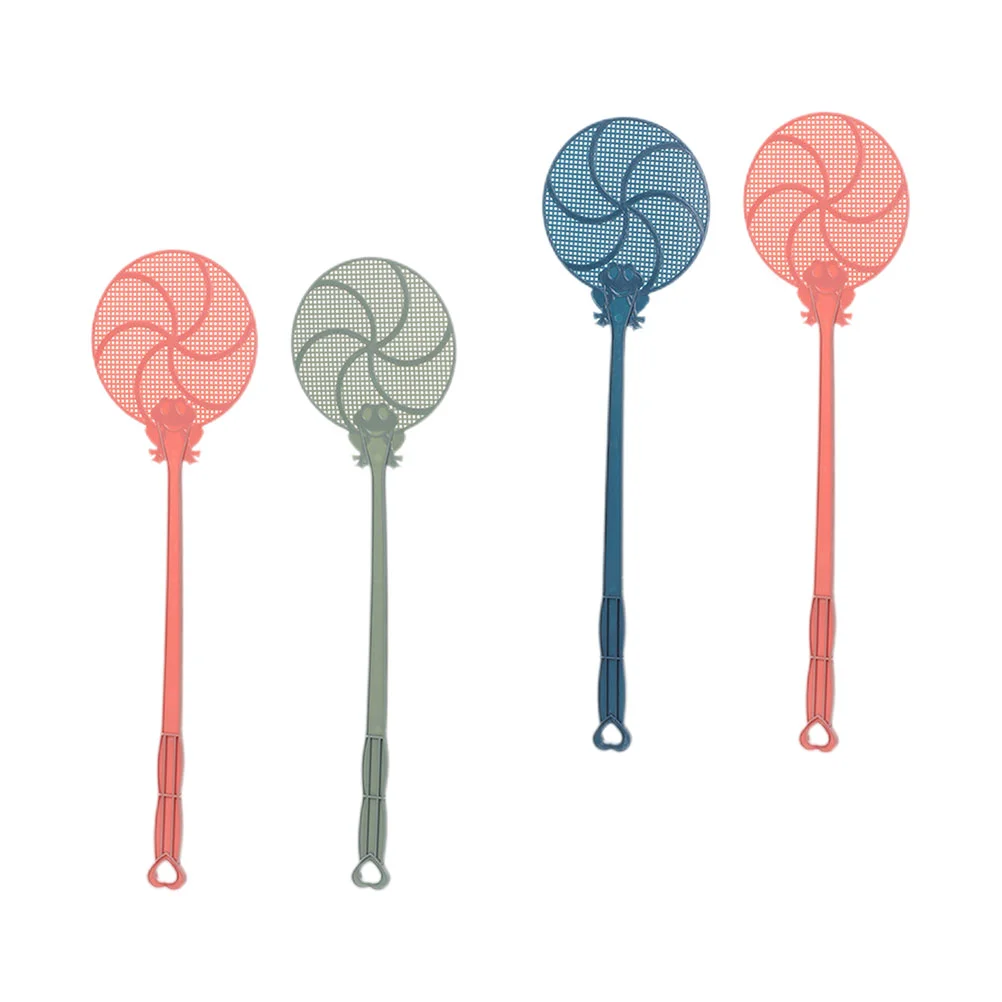 

4Pcs Swatters Hot Summer Supplies Handheld Flexible Swatters Flexible Manual Swatters for Hot Summer Mosquito Control Protection