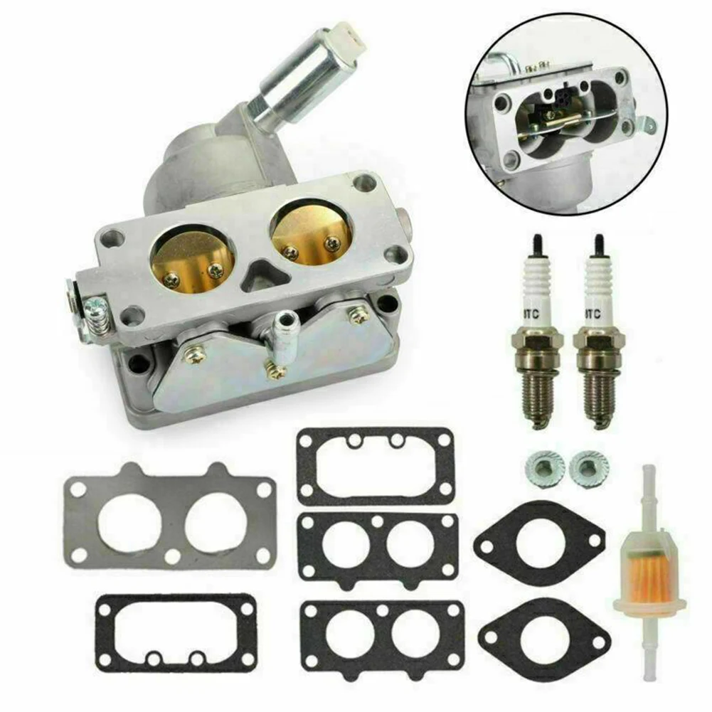 

Карбюратор с прокладкой свечей зажигания для B & Stratton V-Twin Замена 791230 799230 699709 499804 аксессуары для газонокосилки