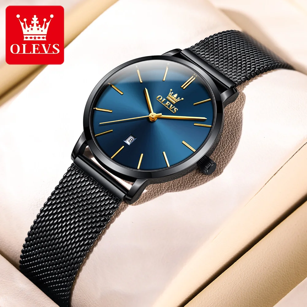 OLEVS Original Women Quartz Watches Top Luxury Brand Waterproof Stainless Steel Elegant Dress Ladies Wristwatches Reloj Mujer