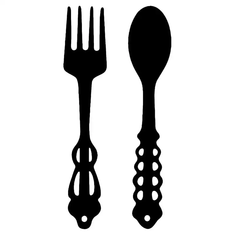 

Metal Spoon Wall Decor Durable And Sturdy Black Kitchen Spoon Metal Sign Hanging Wall Signs For Home Dining Living Room Bar Cafe