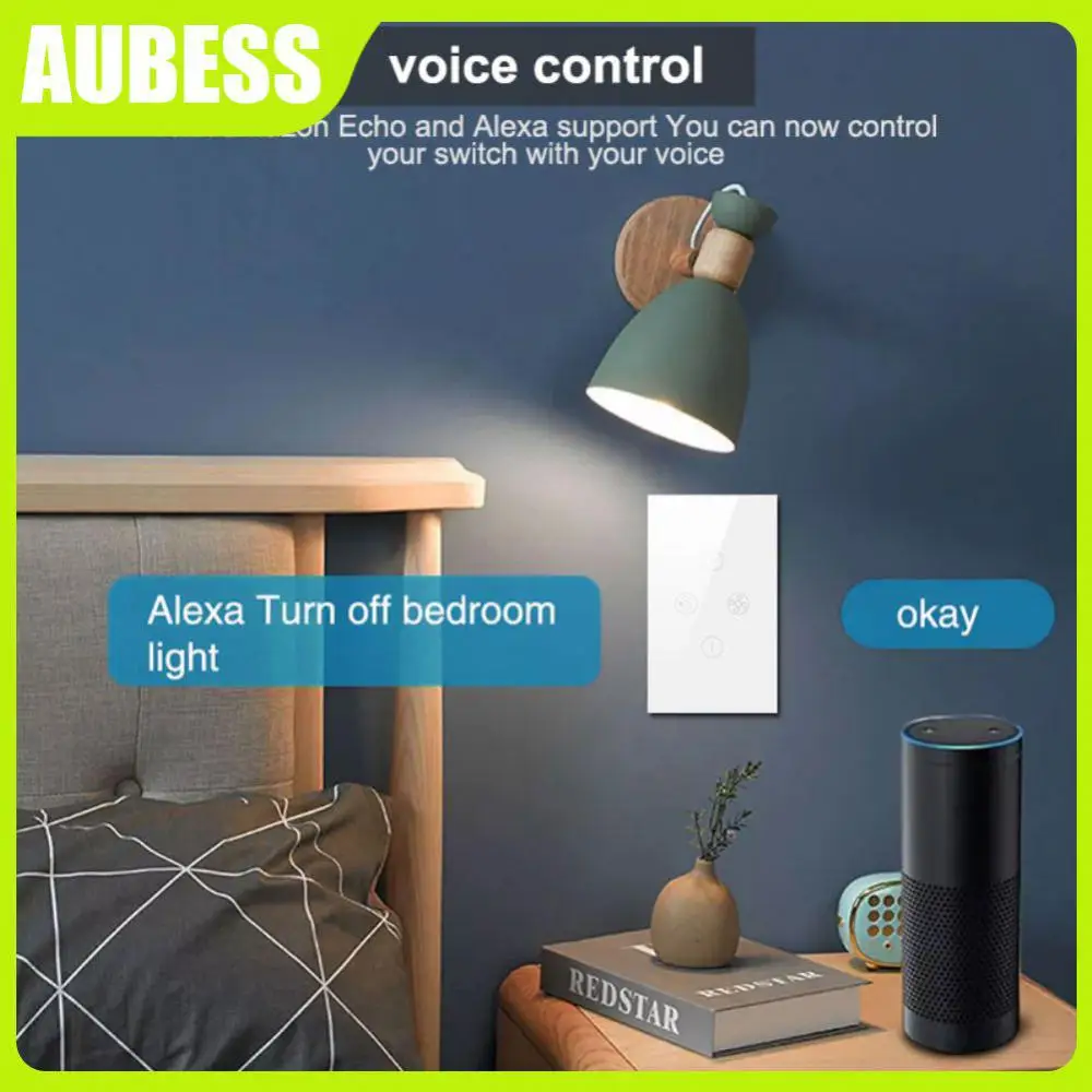 

App Remote Control Smart Timing Switch Foldable Fan Light Switch Wifi Smart Home Eu/us Ceiling Fan Lamp Switch Tuya New Hot