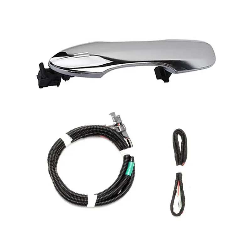 Серебристая ручка датчика, умная дверная ручка, модификация, БЕСКЛЮЧЕВОЙ вход для Toyota Camry 18-2022 Xv70 V70 70 для prius xw50 50