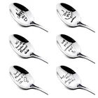 2022 подарок на день Святого Валентина, Подарок на годовщину для парня, ложка из нержавеющей стали, Доброе утро, красивая фотография