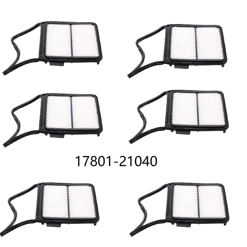Фото Воздушный фильтр двигателя, 6 шт., подходит для Toyota Prius 2004-2009, OEM: 17801-21040 №1