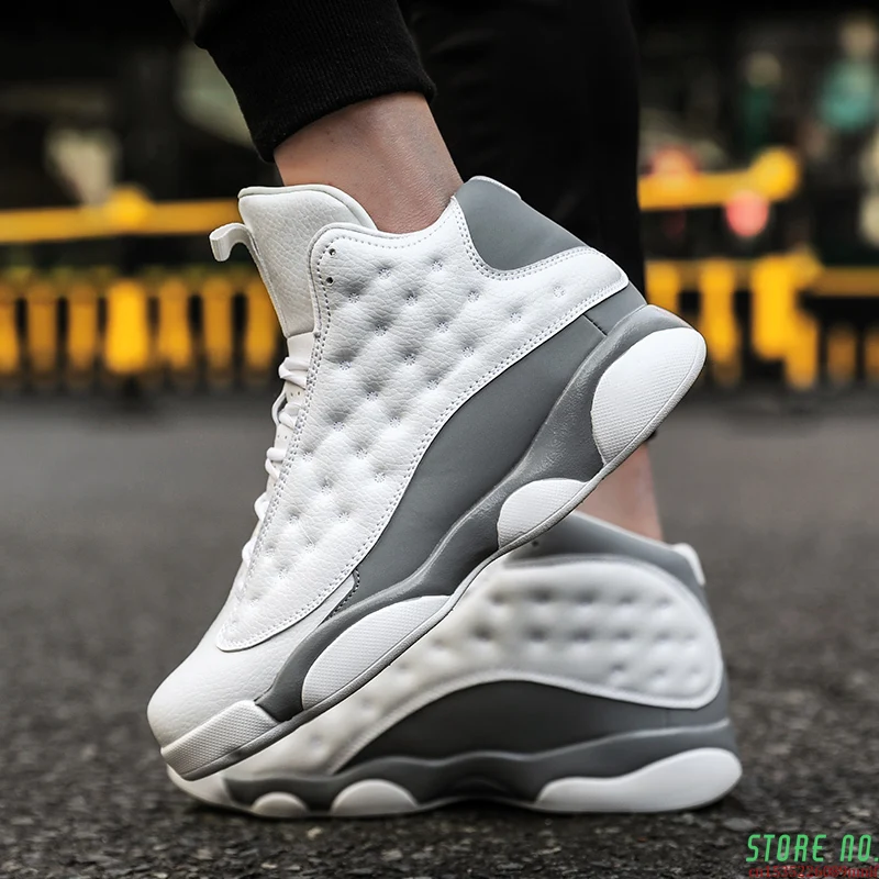 Big Size Sneakers Basketball Shoes For Men Women Suede Breathable Basketball Sport Ankle Boots Men High Walking Sneakers