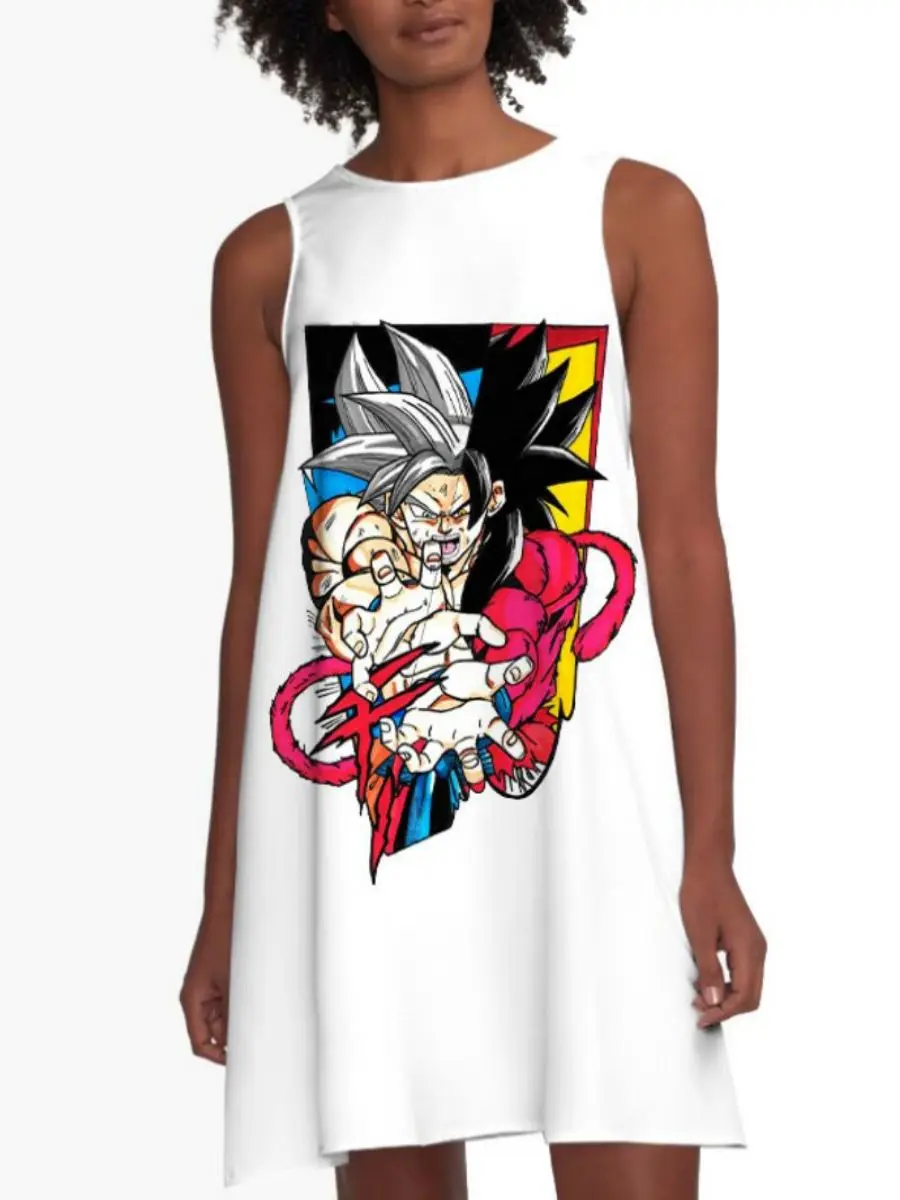 

Женское свободное платье в виде дракона, без рукавов