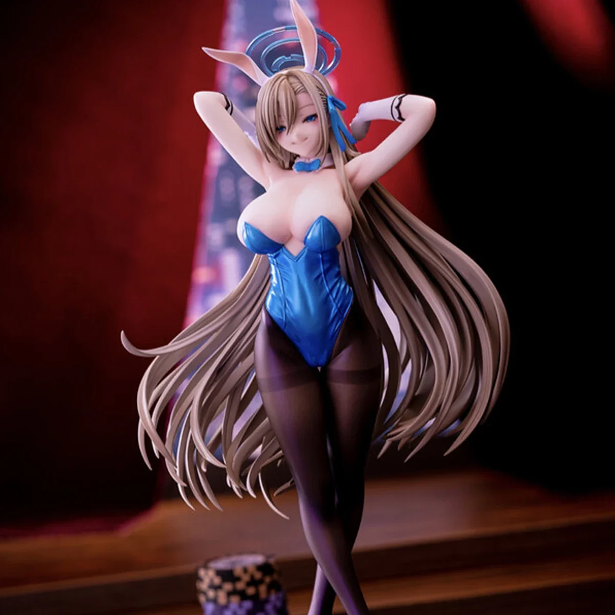 29 см Синий Архив Ichinose Asuna Bunny Girl Аниме Фигурка Sorasaki Hina/Kiyosumi Akira Взрослых