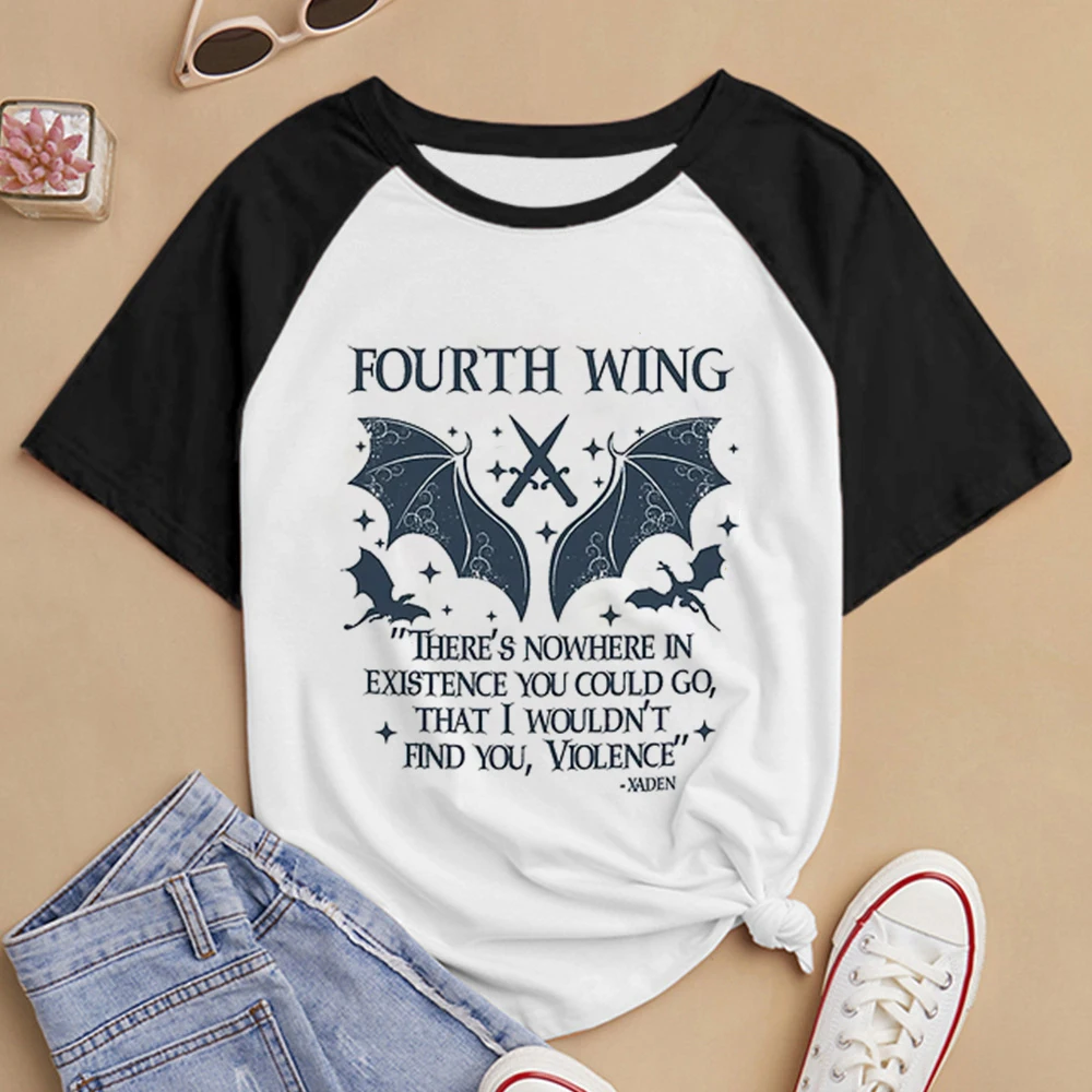 Модная футболка Basgiath с изображением войны Повседневная в стиле Харадзюку