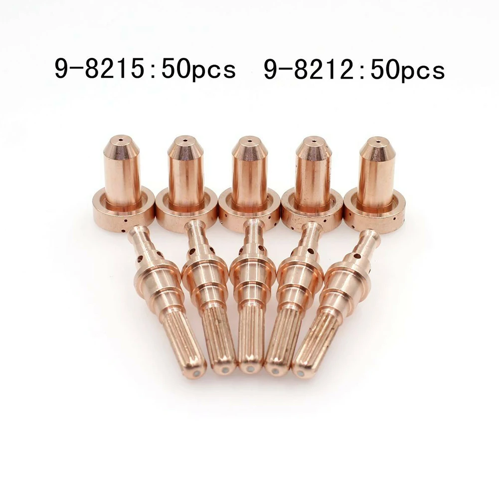 

100 Pcs 9-8215 9-8212 Plasma Cutting Torch Welding Nozzle SL60 SL100 Electrode Tips Nozzles For Welding Equipment Supplies