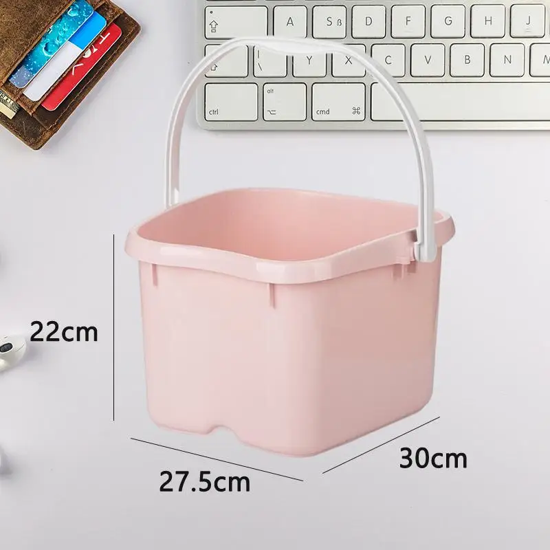

Foot Bath Bucket Household Large Plastic Foot Washing Basin With Water Carrying Handle Thickened Foot Spa Basin