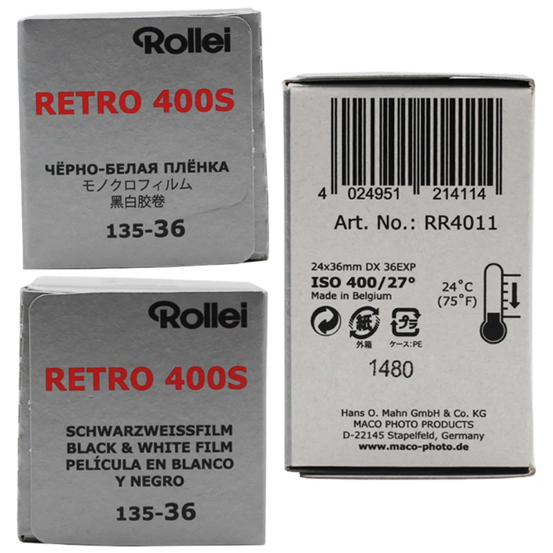 Rollei Retro 400s Черно-белая пленка 36 экспозиций