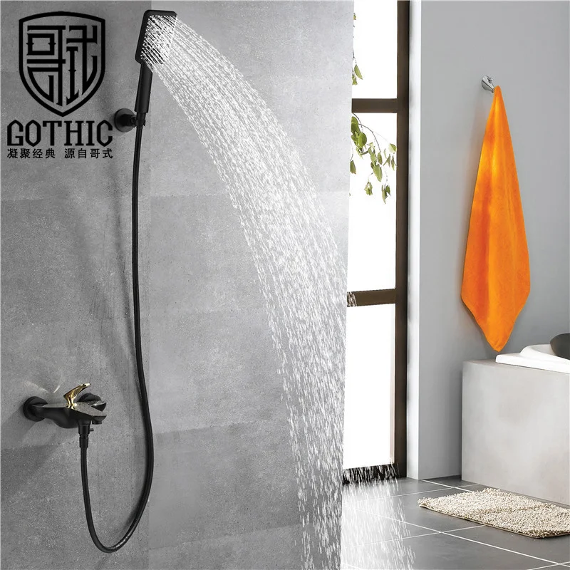 Душевые системы простая в Северной Европе модный набор для душа ванну медный