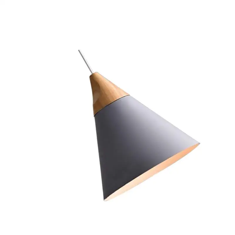 

Perfk E27 деревянный подвесной потолок светильник люстра крытый светильник приспособление-серый светильник