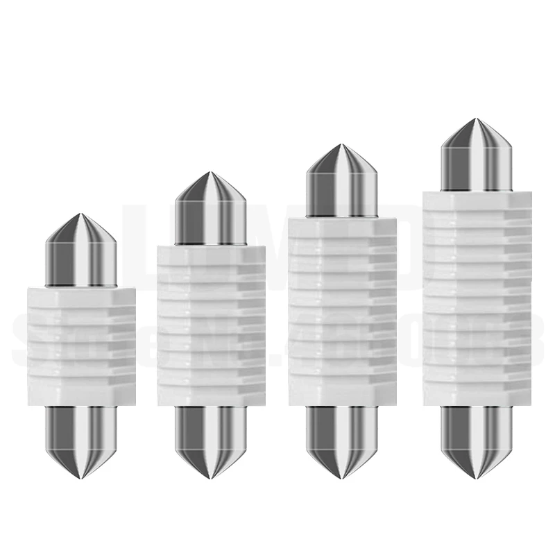 100x C5W светодиодная лампа для автомобиля Luces 2 3030 для интерьера, боковой фестунки, купола и чтения, DC 12-24V, IC керамики включен.