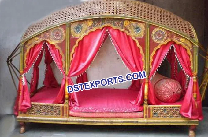 Красный готте украшенный свадебным Doli латунные металлические паланки