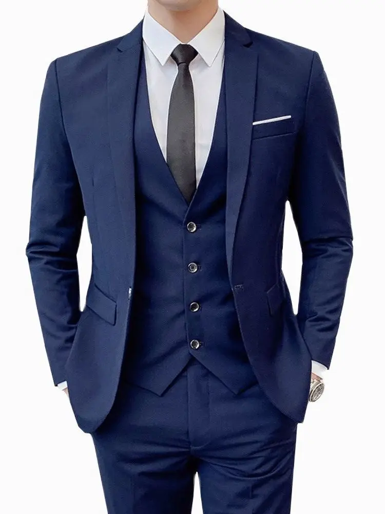 jacket wedding dress groom slim fit 