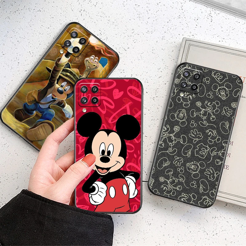 

Disney Mickey Minnie Mouse For Samsung Galaxy M11 M12 A11 A12 Phone Case Cover Shockproof Cases Funda TPU Full Protection Back