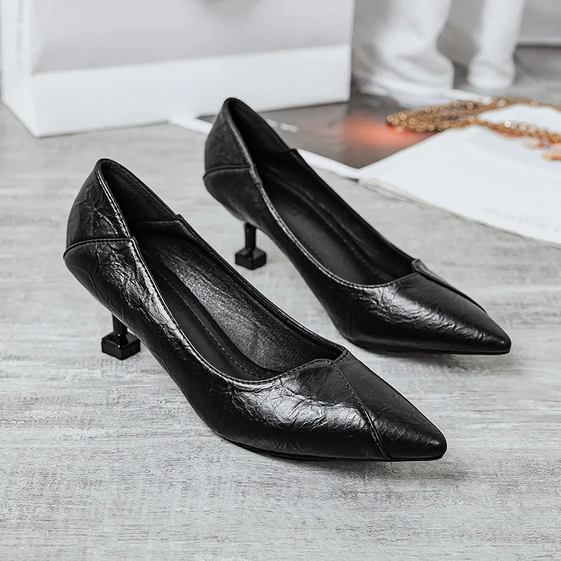 

New Autumn and Winter Women's Shoes All-Matching Professional Work Shoes 3301
