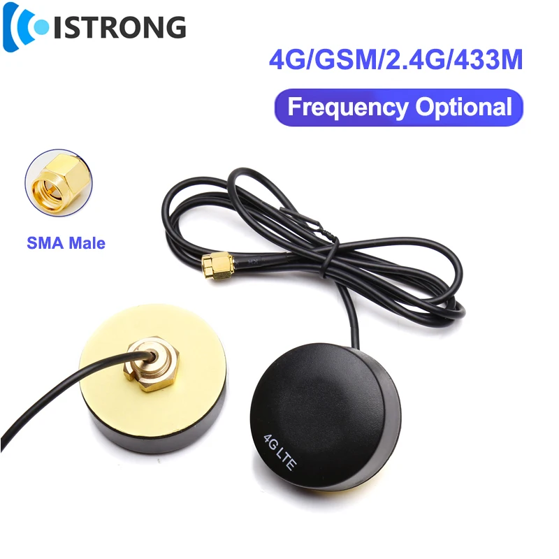 4G GSM 2.4G 433M Outdoor Waterproof Antenna 5dBi Long Range Omni Signal Booster SMA Male for DTU Cabinet Intelligent Terminal