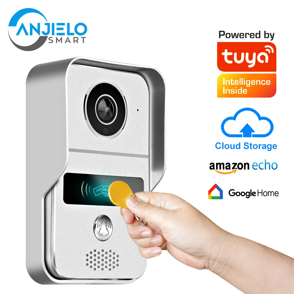 Tuya Video Doorbell Phone Intercom Security Protection Campainha Sem Fio Smart Home Timbre Inalambrico Exterior Night Vision