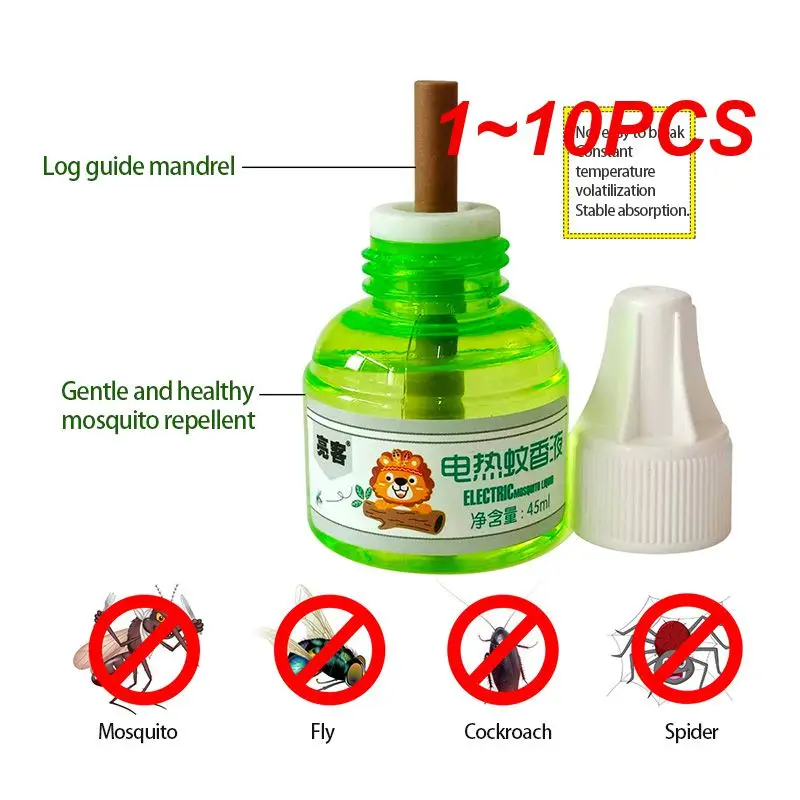 1~10PCS Mosquito Repellent Heater Electric Heat Liquid Anti-mosquito Odorless Insect Mosquitoes Pest