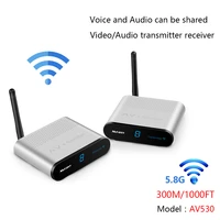 300m 5 8g wireless av audio video sender transmitter receiver system for dvd dvr iptv cctv camera tv