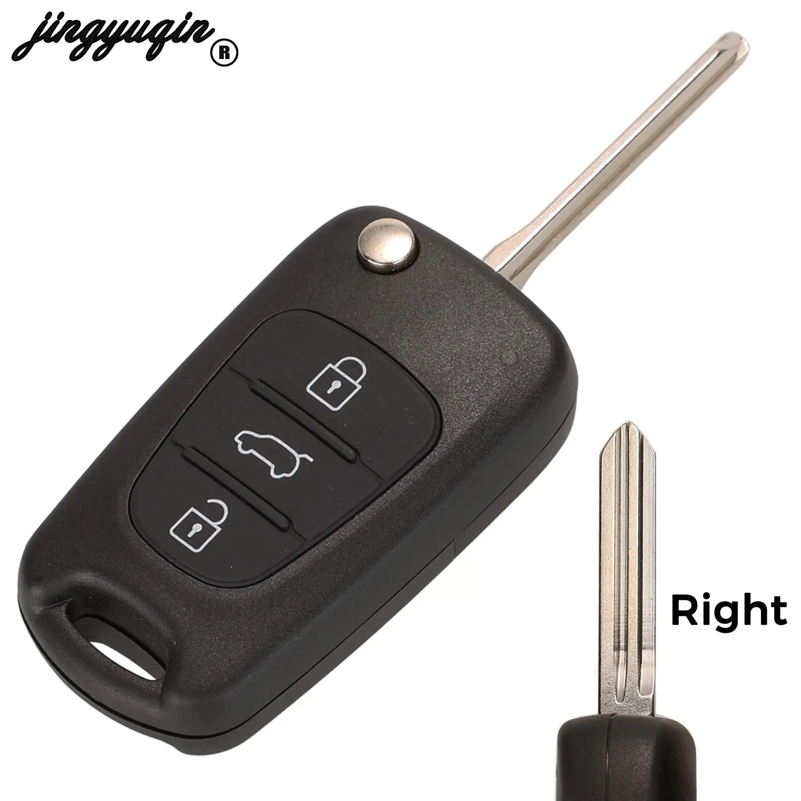 Откидной складной Автомобильный ключ jingyuqin 10p 3B для Kia Rio 3 Picanto Ceed Cerato Sportage K2 K3 K5 Hyundai