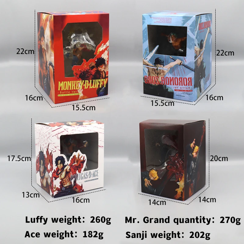 One piece Of Fire Boxing Luffy, Ace a Ahost Cut Sauron Demon Wind Leg Sanji Anime Hand Around Model Furnishing Articles images - 6