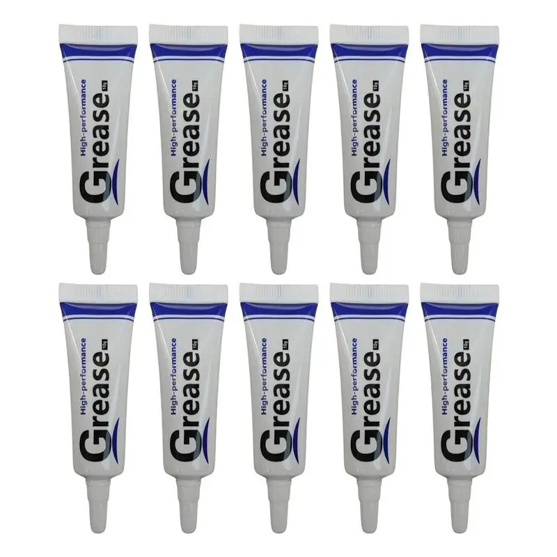

Silicone Grease Lubricant Waterproof Silicone Faucet Grease 10pcs Silicone Sealant Plumbers Valve Grease for O-rings Lubrication