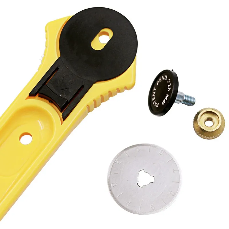 28 мм лоскутный роликовый нож для резки ткани кожаная бумага ткань ремесленная