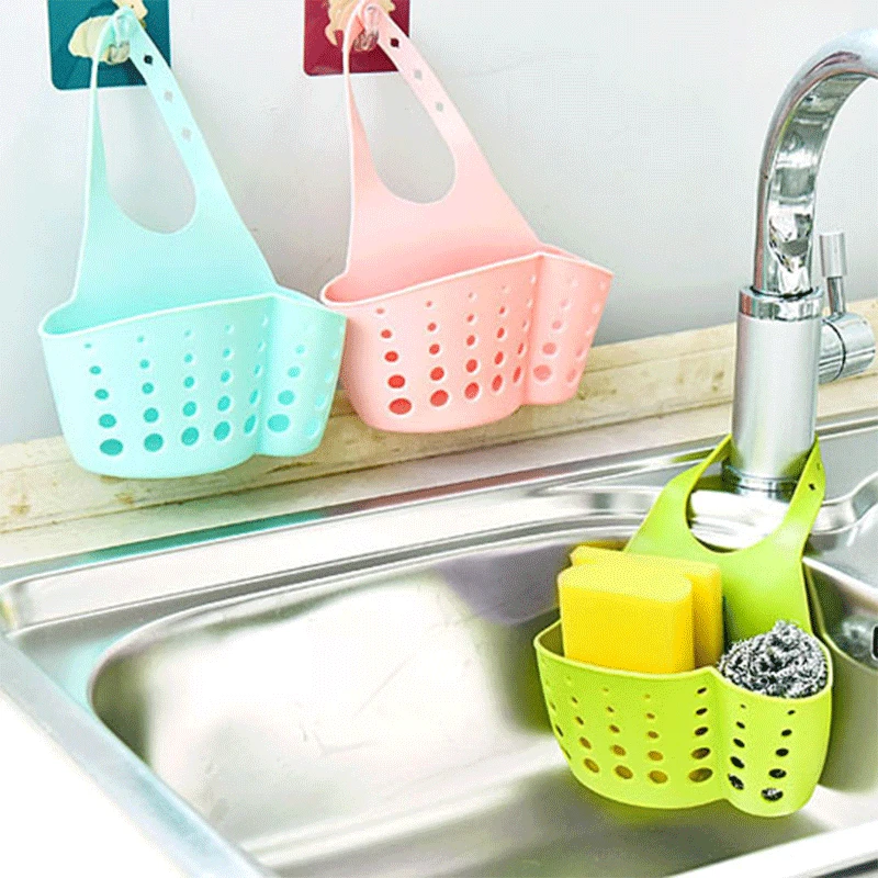 

Holder Sink Shelf Soap Sponge Drain Rack Bathroom Suction Cup Kitchen Organizer kitchen Accessories Wash