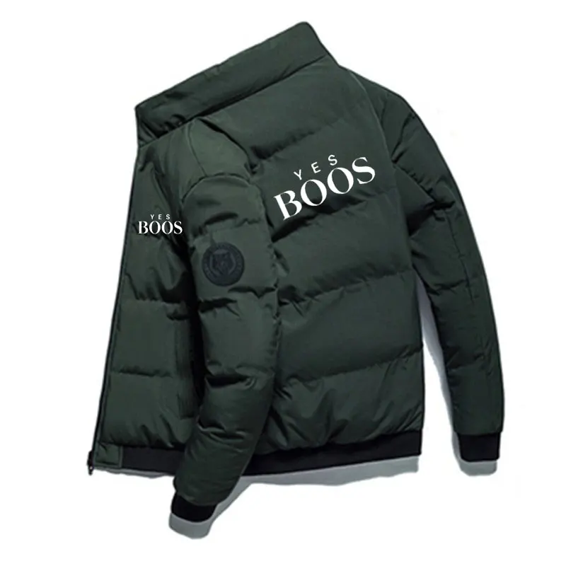 2022 New Men's Winter Jacket and Coat Cotton Coat Parka Jacket Men's Windproof Thick Warm Men's Parka Large