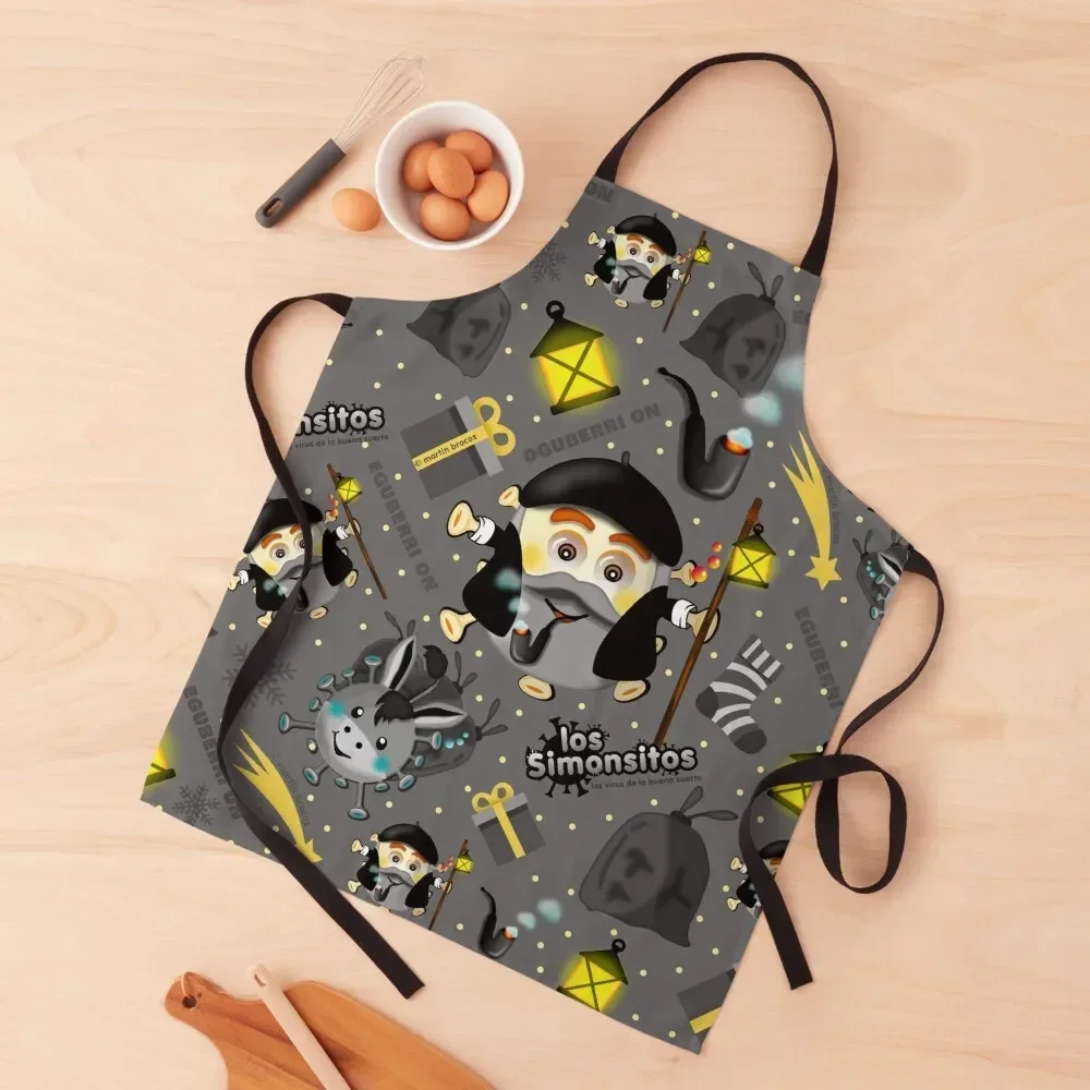 Olentzero from the Basque Country от Simonsitos Фартук для женщин Кухня Рождественская кухня