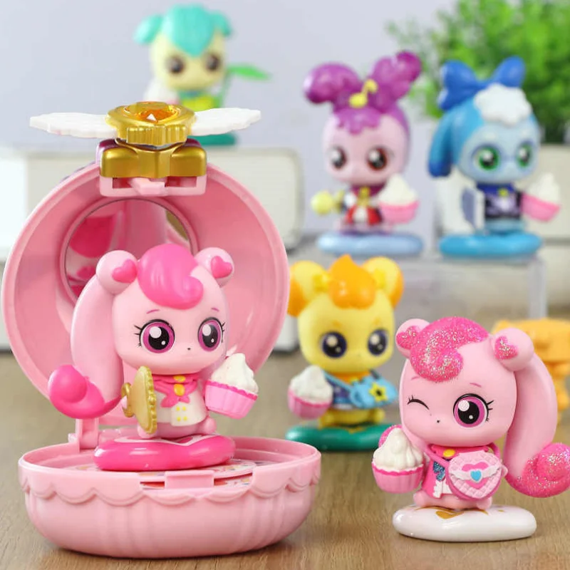 Подлинная аниме-фигурка Catch Teenieping игрушки Love милая кукла набор принцессы со