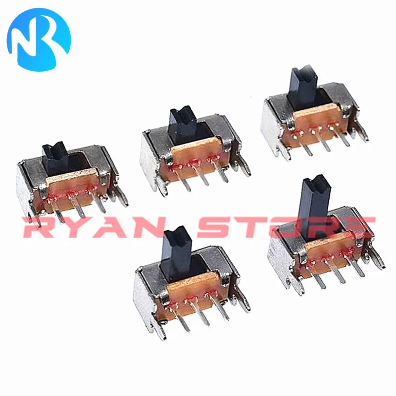 

20 шт., миниатюрный переключатель SK12D07, 3 контакта 2/3/4/5/6/7 мм 1P2T, маленькие переключатели скольжения SK12D07VG2 VG3 VG4 VG5 VG6 VG7