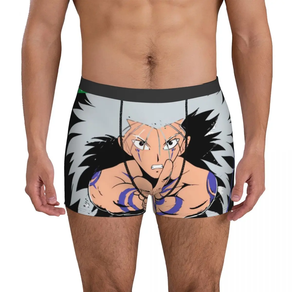 Yusuke Yu Yu Hakusho Underwear Japanese Anime Soft Panties Sublimation Shorts Briefs 3D Pouch Males Plus Size Boxer Shorts