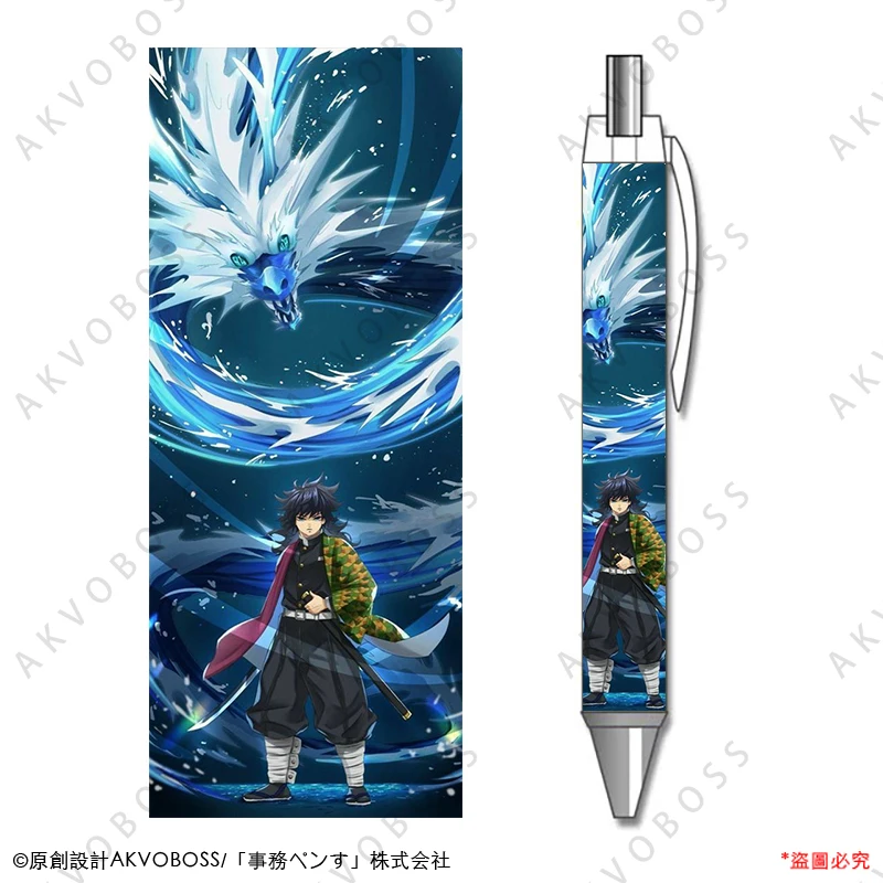 

1 шт. гелевая ручка аниме рассекающий демонов томиока гиюу тематический узор черная заправка школьные принадлежности Канцтовары Caneta настраиваемая
