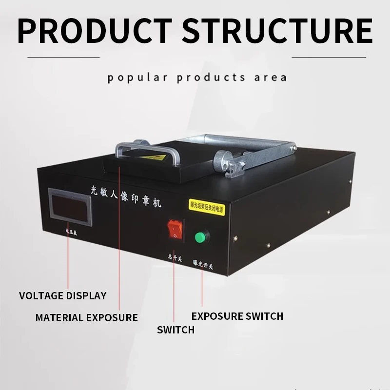 Светочувствительный небольшой лазерный гравировальный станок с прижимным