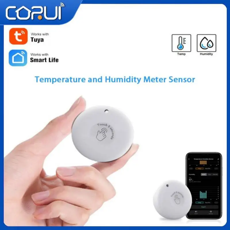

CORUI Tuya Blue Tooth Smart Temperature And Humidity Meter Sensor Digital Weather Station Indoor Gauge Thermometer Hygrometer