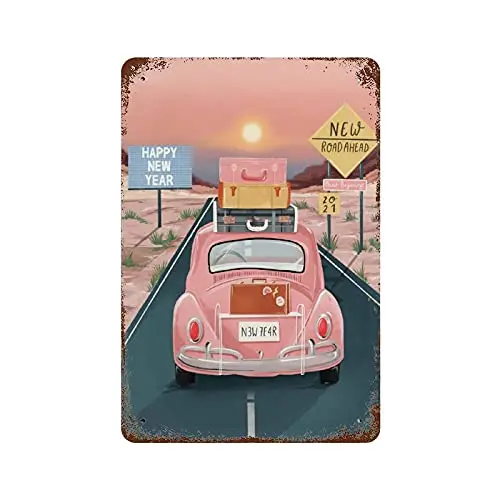 

New Fresh Landscape Floral Illustration Sheet Metal Sign Garden Rustic Farmhouse Outdoor Wall Decor Home Sweet Home Sign