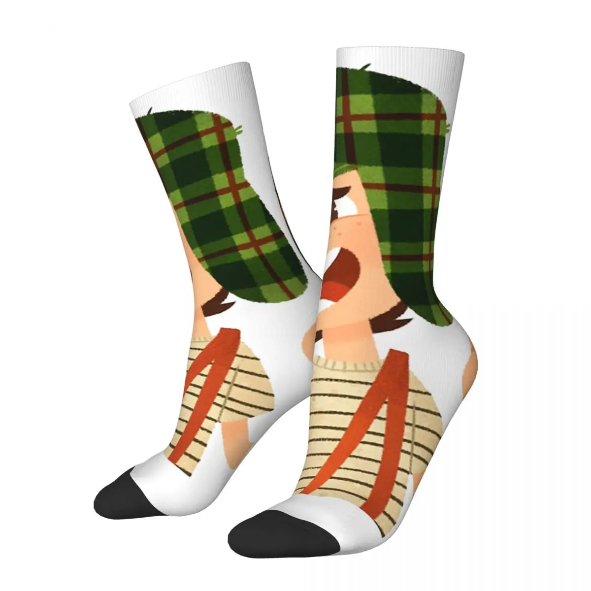 

Hip Hop Vintage Main Character Crazy Men's compression Socks Unisex El Chavo animado Street Style Seamless Printed Funny Novelty