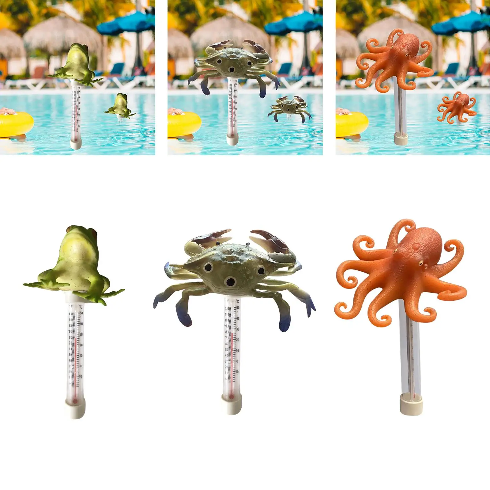 Плавающий Термометр для бассейна комнатный и уличный датчик температуры воды