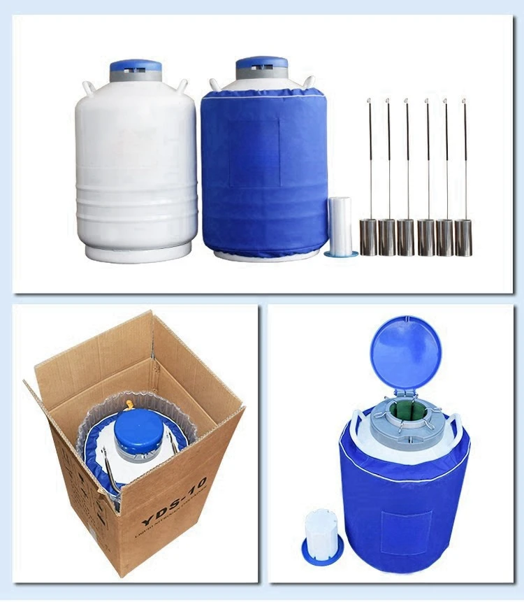 Резервуар под давлением объемом 10 литров для жидкого азота