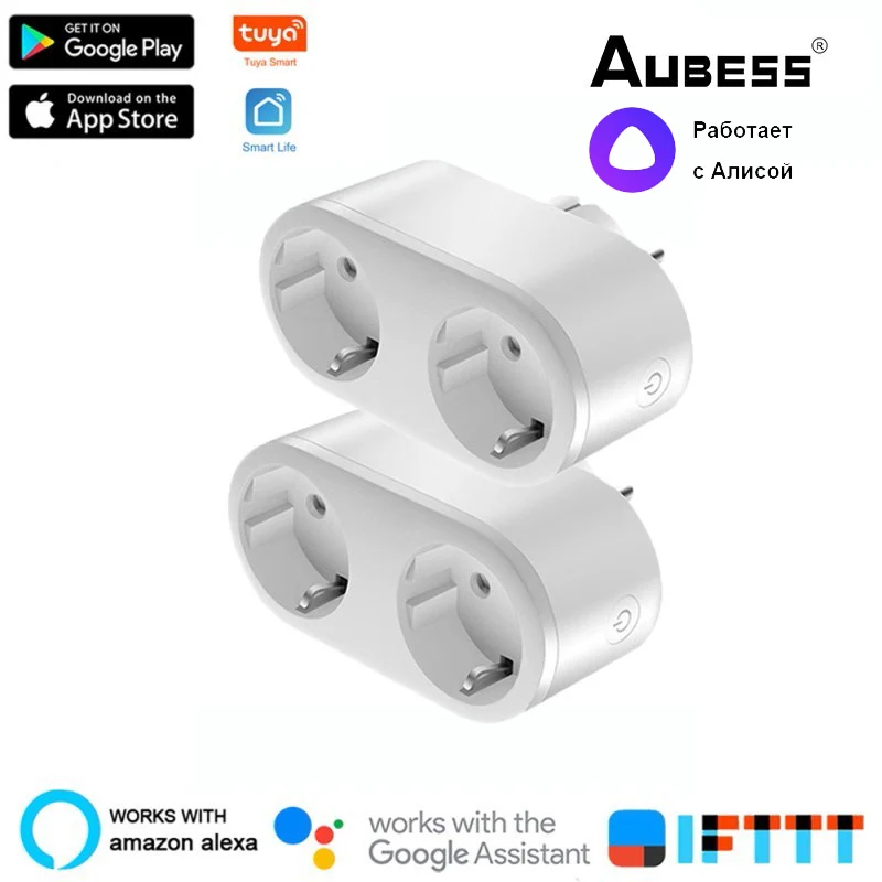 

Умная розетка AUBESS 16 А с поддержкой Wi-Fi и управлением через приложение